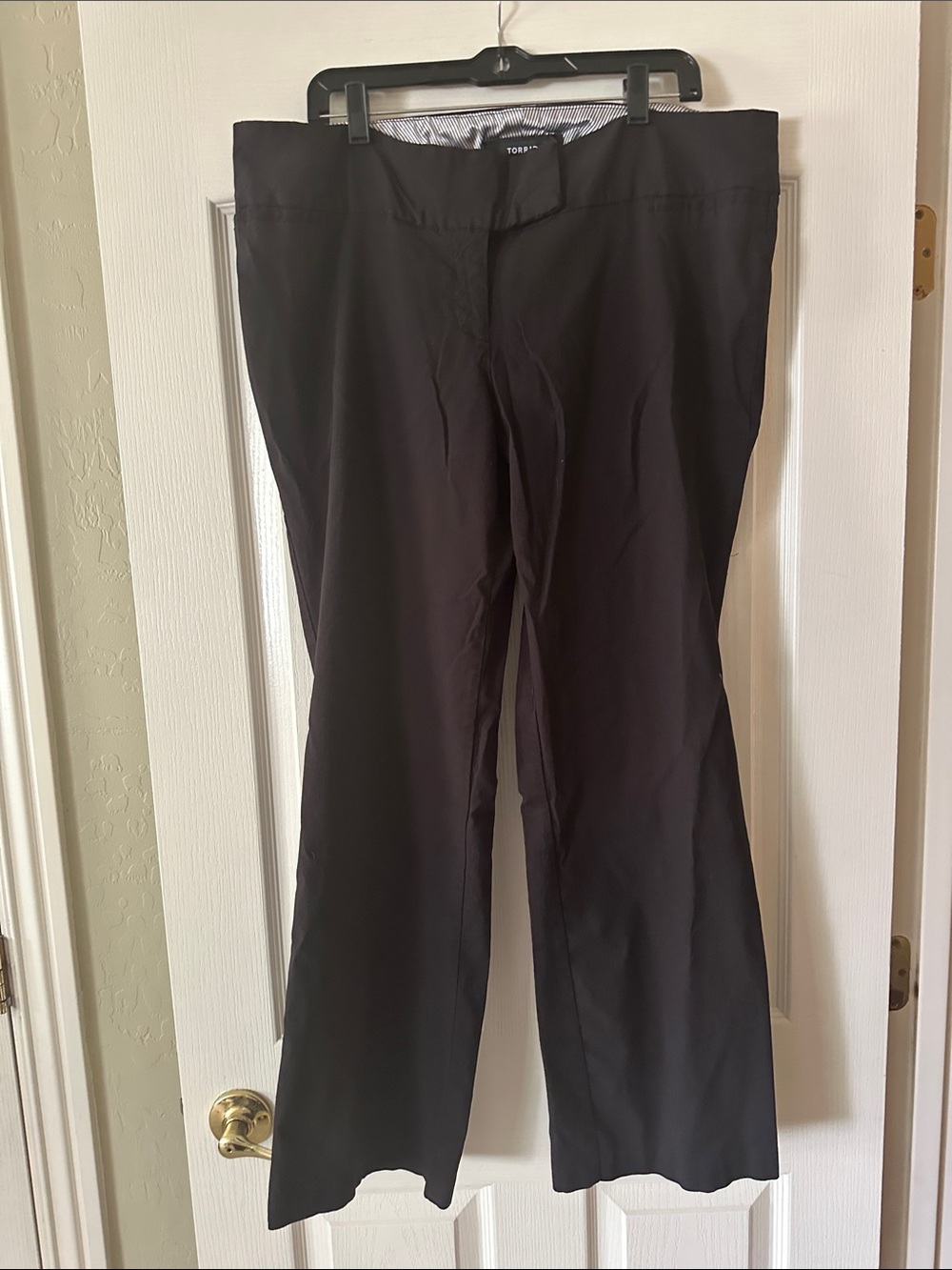150 torrid Black flare pants sz 18